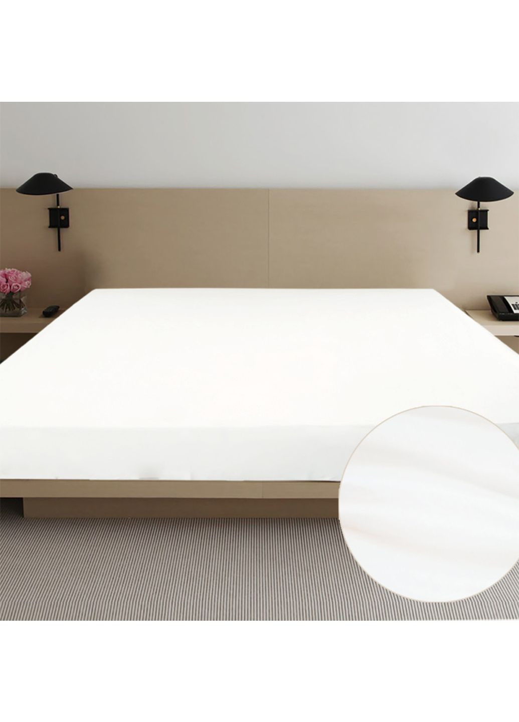 Простирадло сатин, 220х200, диз.03 Ярослав (322265214)