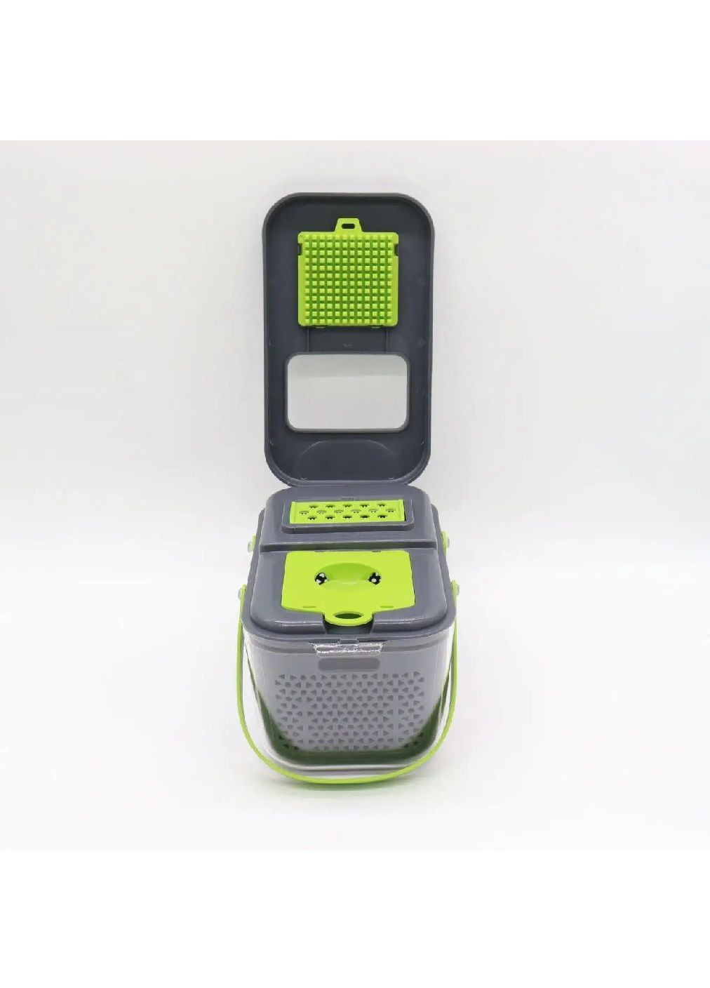 Комплект набір механічна ручна овочерізка ручна з контейнером сепаратором складною обробною дошкою кошиком (480868-Prob) Unbranded (346389805)