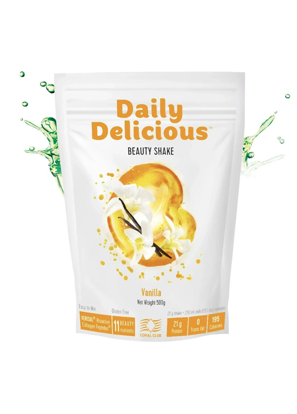 Дейли Делишес Бьюти Шейк Ваниль (500 г / 20 порций) Coral Club No Brand (349821480)