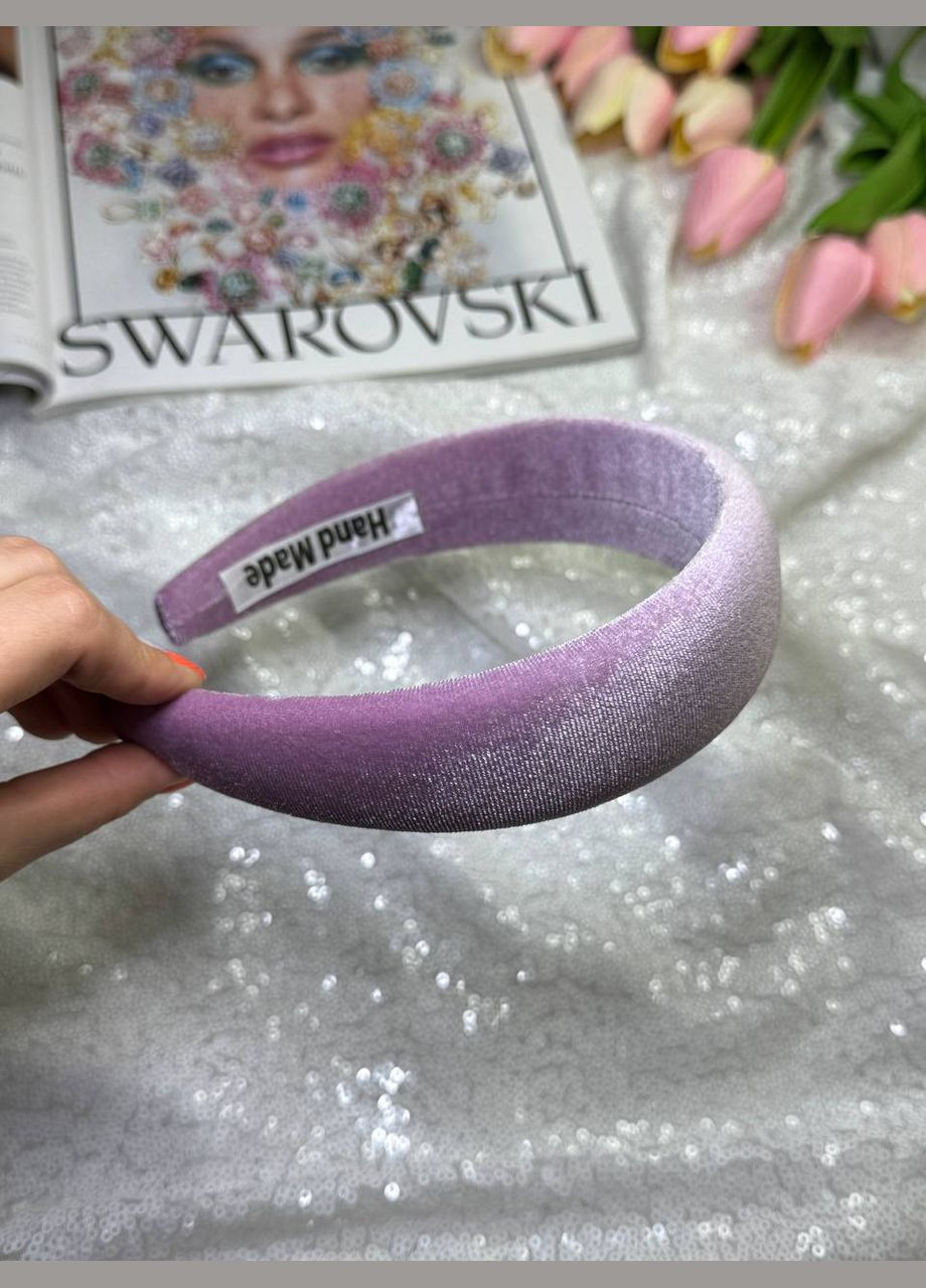 Жіночий оксамитовий обруч обідок для волосся Hand Made (330619146)