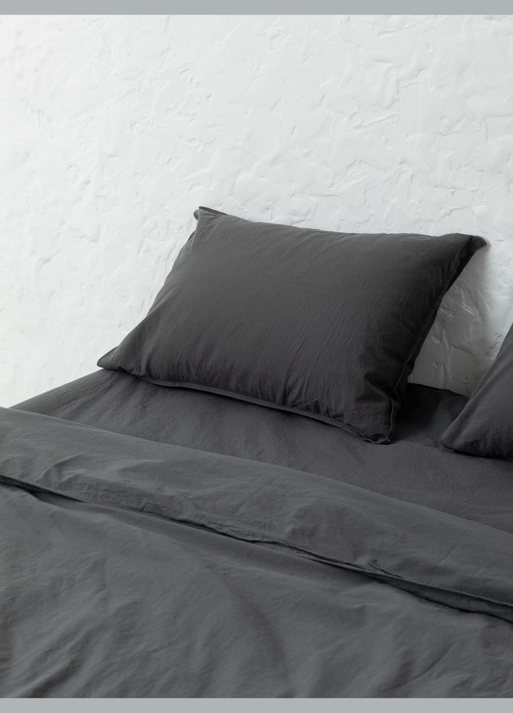 Комплект білизни із вареної бавовни Slate сімейний, Простирадло без резинки Leglo (300370720)