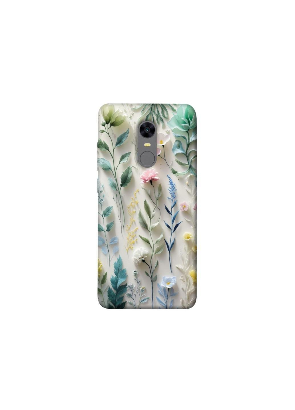 Чехол на Xiaomi Redmi 5 Plus / Redmi Note 5 (Single Camera) Floral design ver.3 Frontalka (361335407)