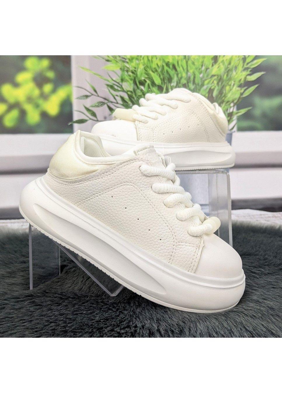 Белые демисезонные кроссовки детские для девочки Jong Golf