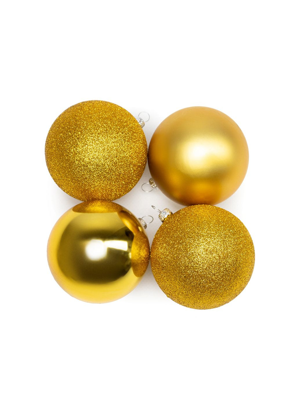 Набор шариков для елки цвет золотистый ЦБ-00238251 No Brand (282924509)