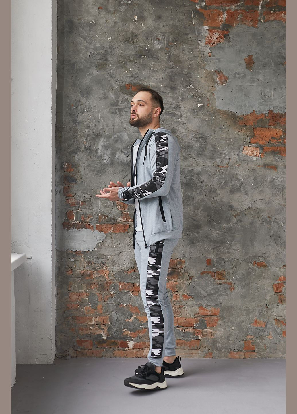 Костюм чоловічий "Dazzle" сірий Intruder (313293321)