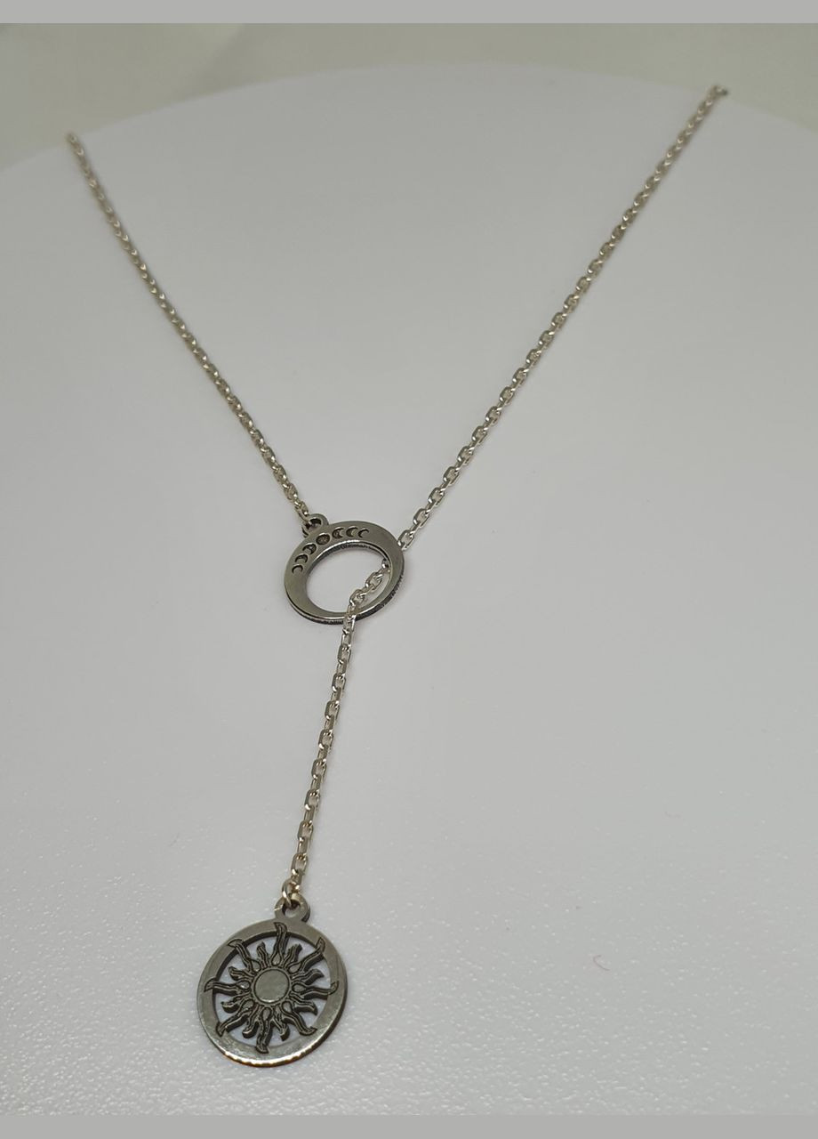 Комплект прикрас з срібла 925 проба Сонце і лунниця фірмовий набір ОЛОК No Brand (338861783)