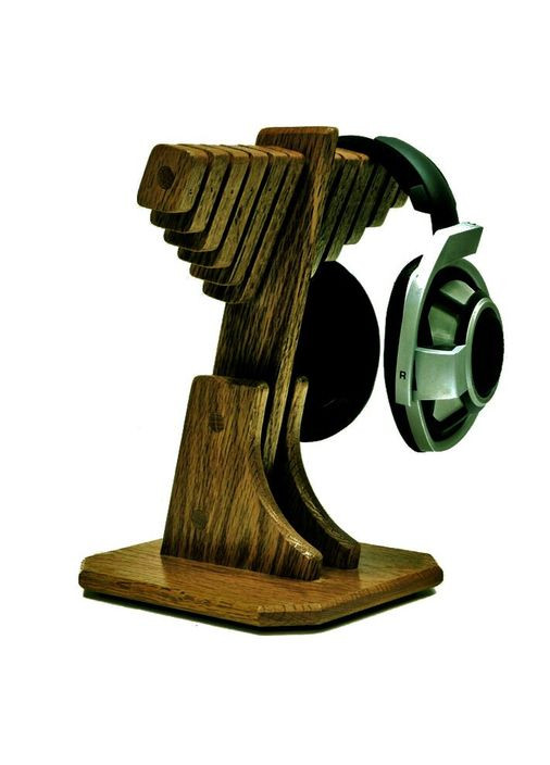Стойка для наушников из дерева Джеймс мускат (НУП-003607) No Brand (328414106)