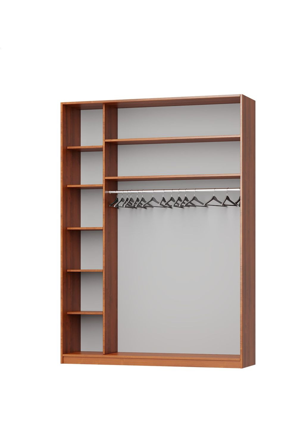 Шкаф-купе двухдверный Стандарт AL 2ДСП 170x60x240 см (MBS-3625) MebelStar (359449557)