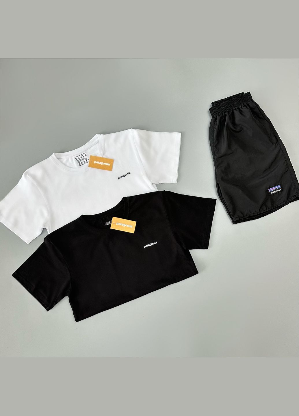 Мужской летний костюм Patagonia черно-белый No Brand (340271540)