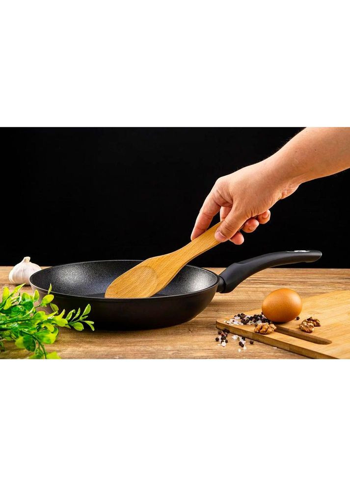 Сковорідка Pratico кований алюміній Aureti Сковородка 28 см Pratico черный кованый алюминий (305136875)