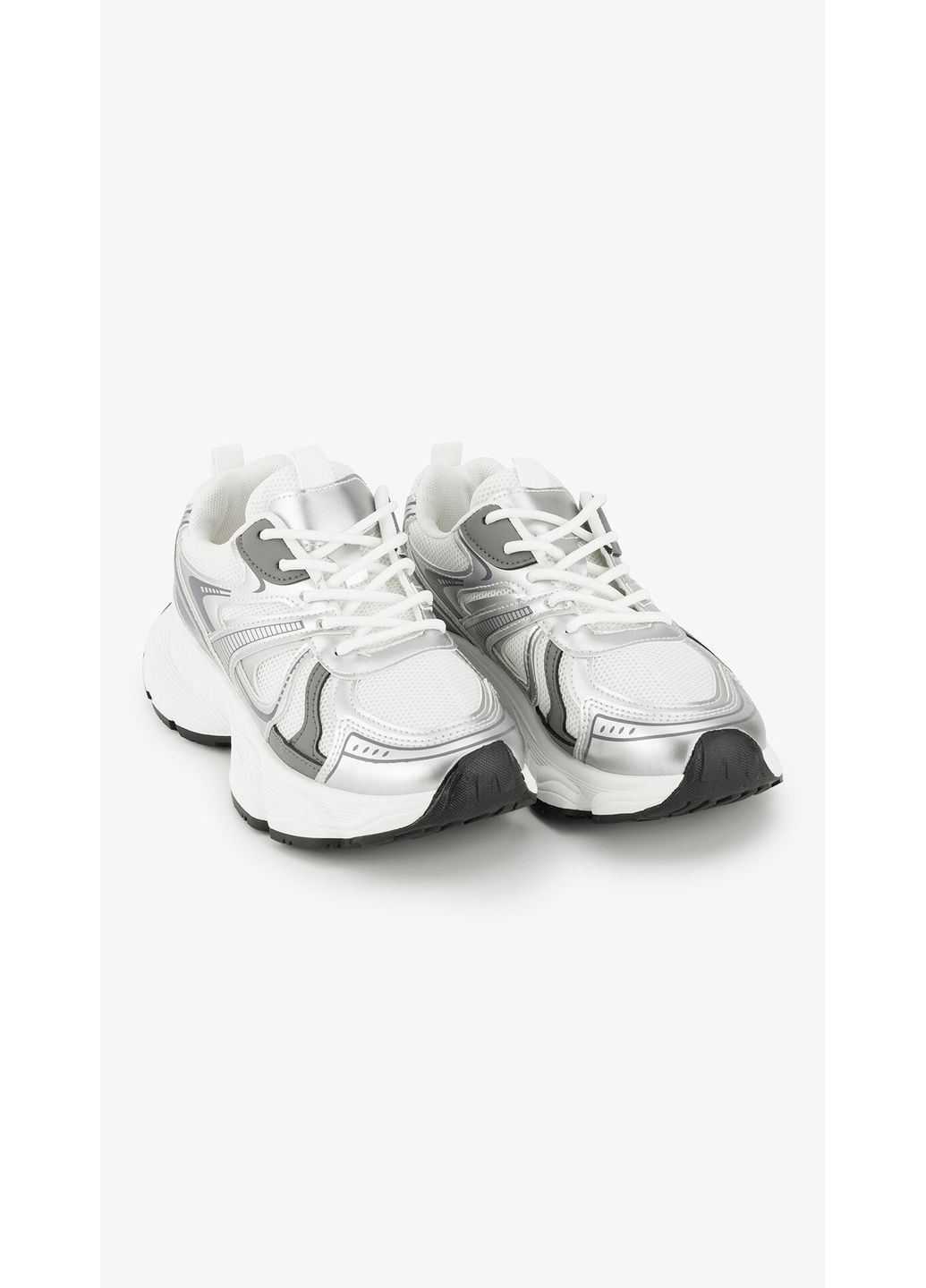 Белые кроссовки женские vb-004b бело-серый shop (2000999276699) Stepln