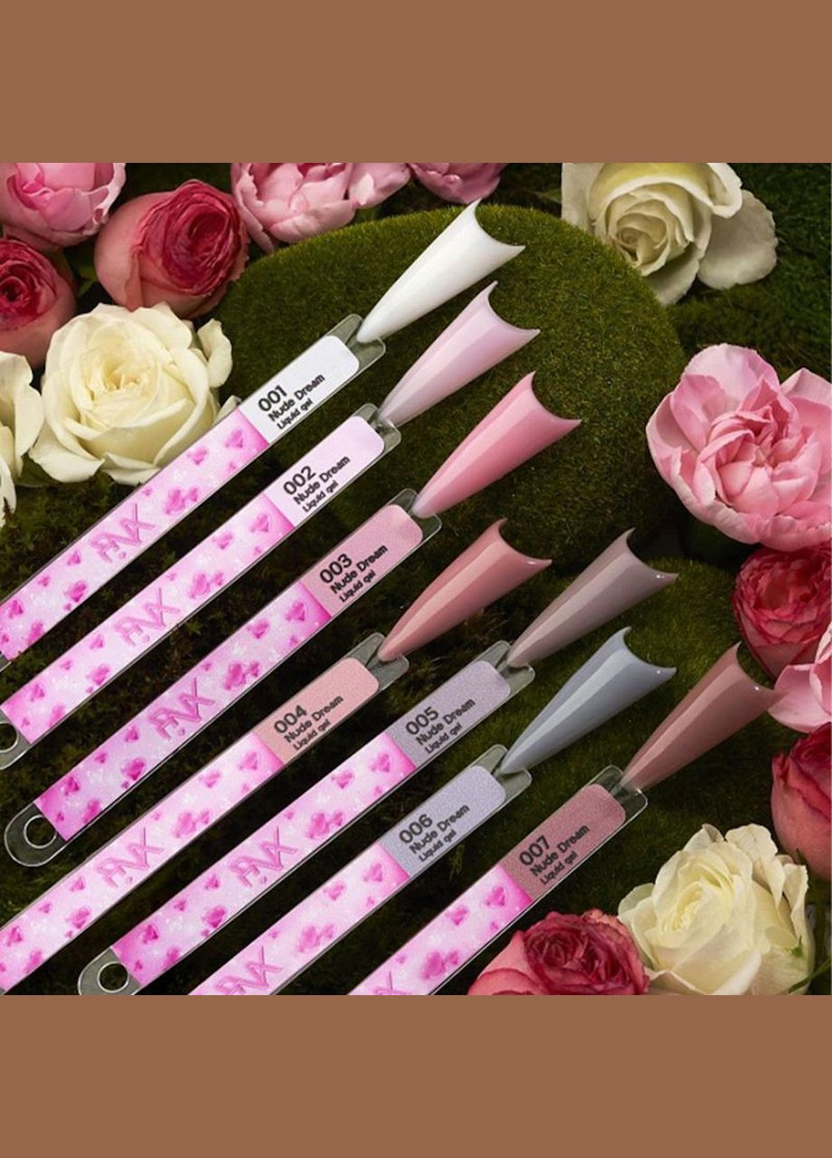 Рідкий гель Liquid builder gel Nude Dream 005, 8 мл PINX (342758553)