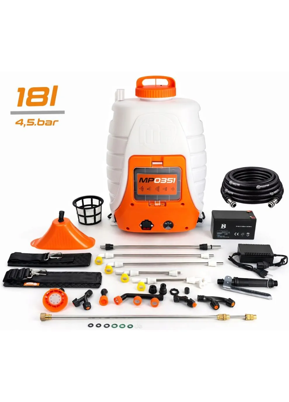 Обприскувач акумуляторний 18л Pro Majster (390198911)