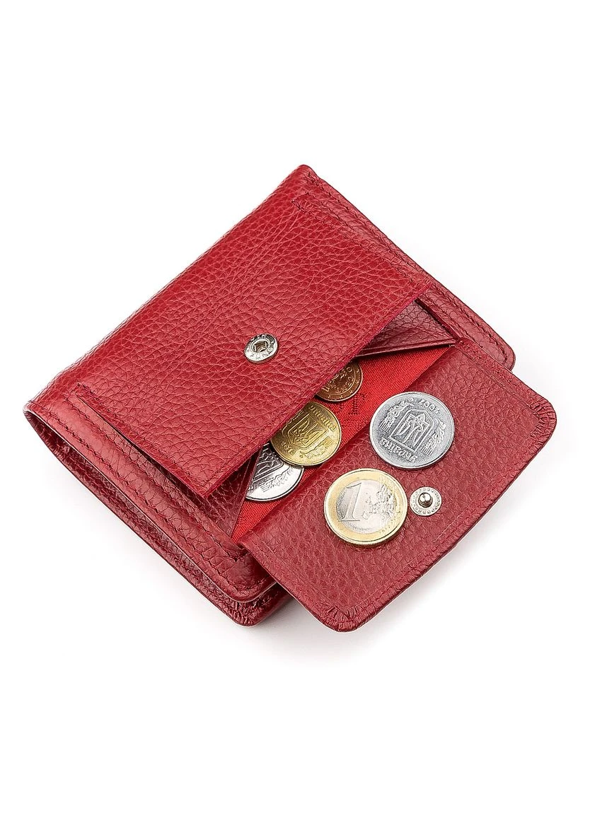 Кошелек женский 18499 (ST415) небольшой Красный st leather (313860821)