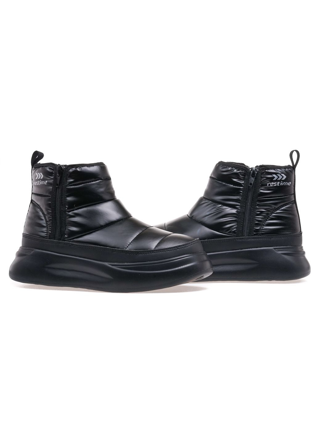 ботинки женские hwz24382/black Restime