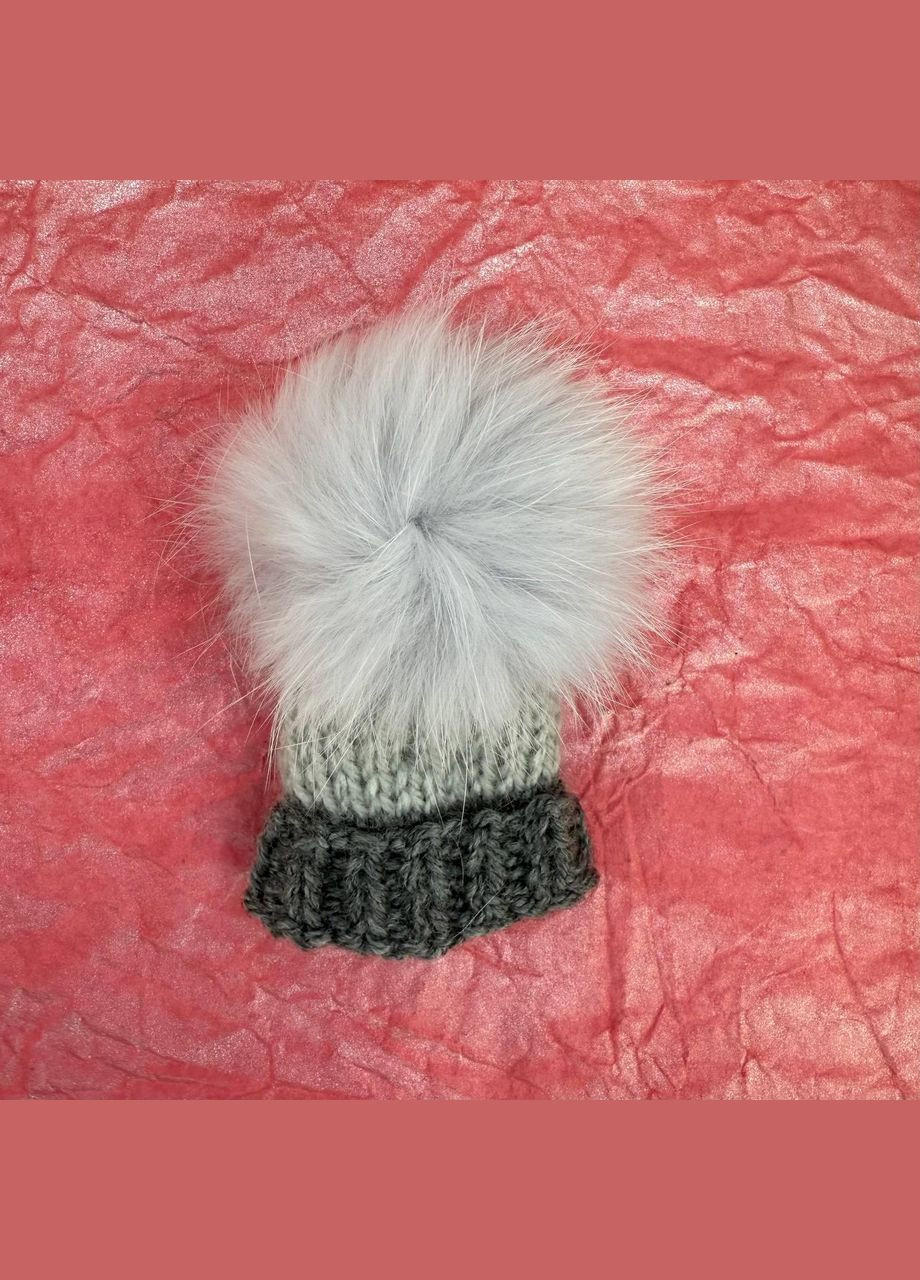 Брошь меховая, арт. 17, Фламинго, 9х5,5 см Fiona (347765984)