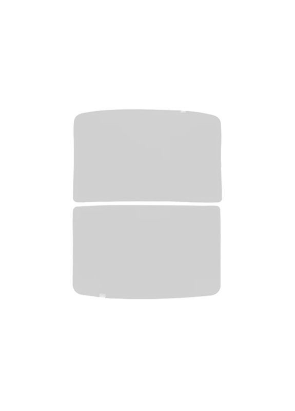 Автомобільна сонцезахисна шторка для панорами для авто Tesla Model Y 2020-2024 White 2 шт. Lesko (360505271)