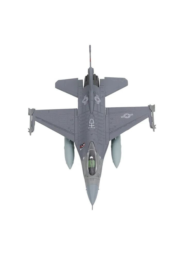 Модель літака винищувача Ф-16, F-16 Eagle метал масштаб 1:100 No Brand (365039426)