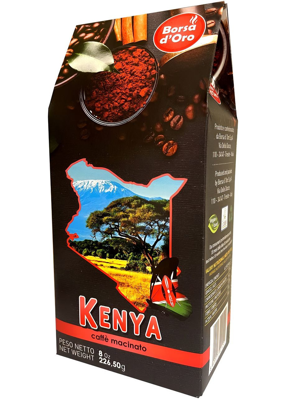 Кофе молотый КЕНИЯ 226.50г, Borsa d`Oro (Италия) Borsa D'oro (358791023)