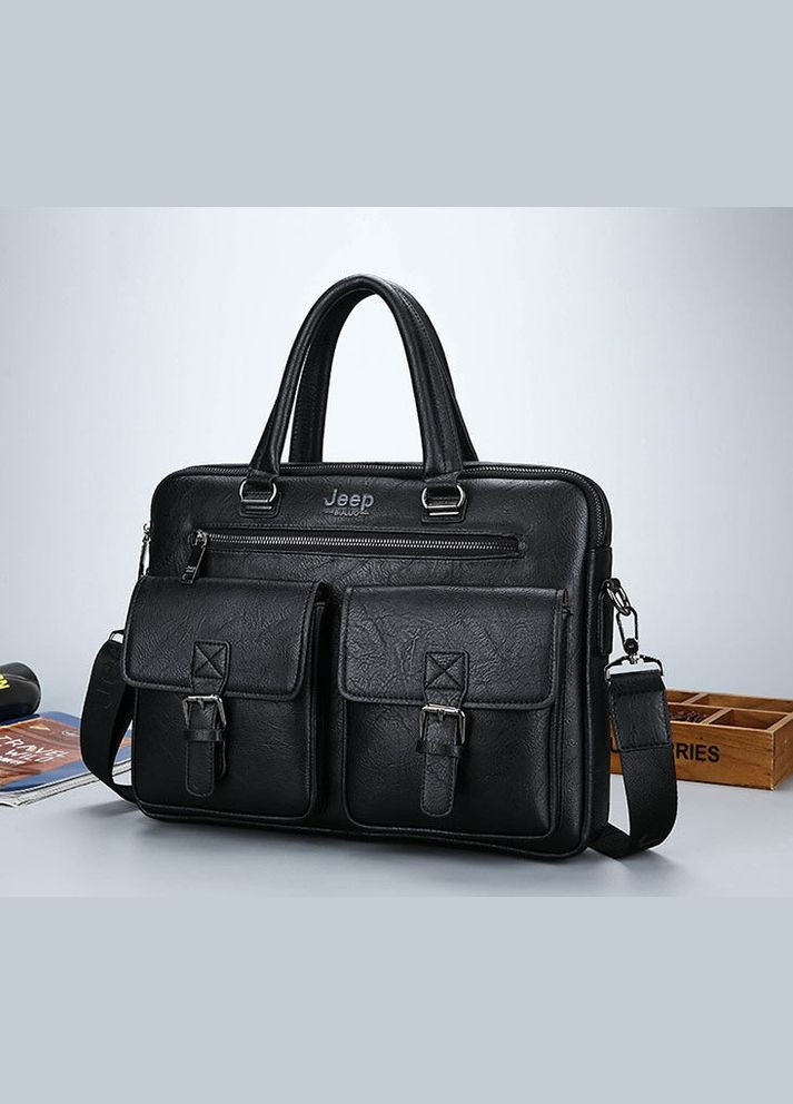 Мужской деловой портфель для документов формат А4, сумка офисная для работы мужская Jeep (334730685)