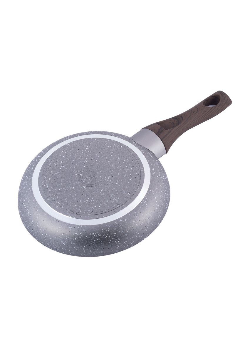 Сковорода 20 см мармуровим антипригарним покриттям з алюмінію для індукції й газу KM-4112 Kamille (371898269)