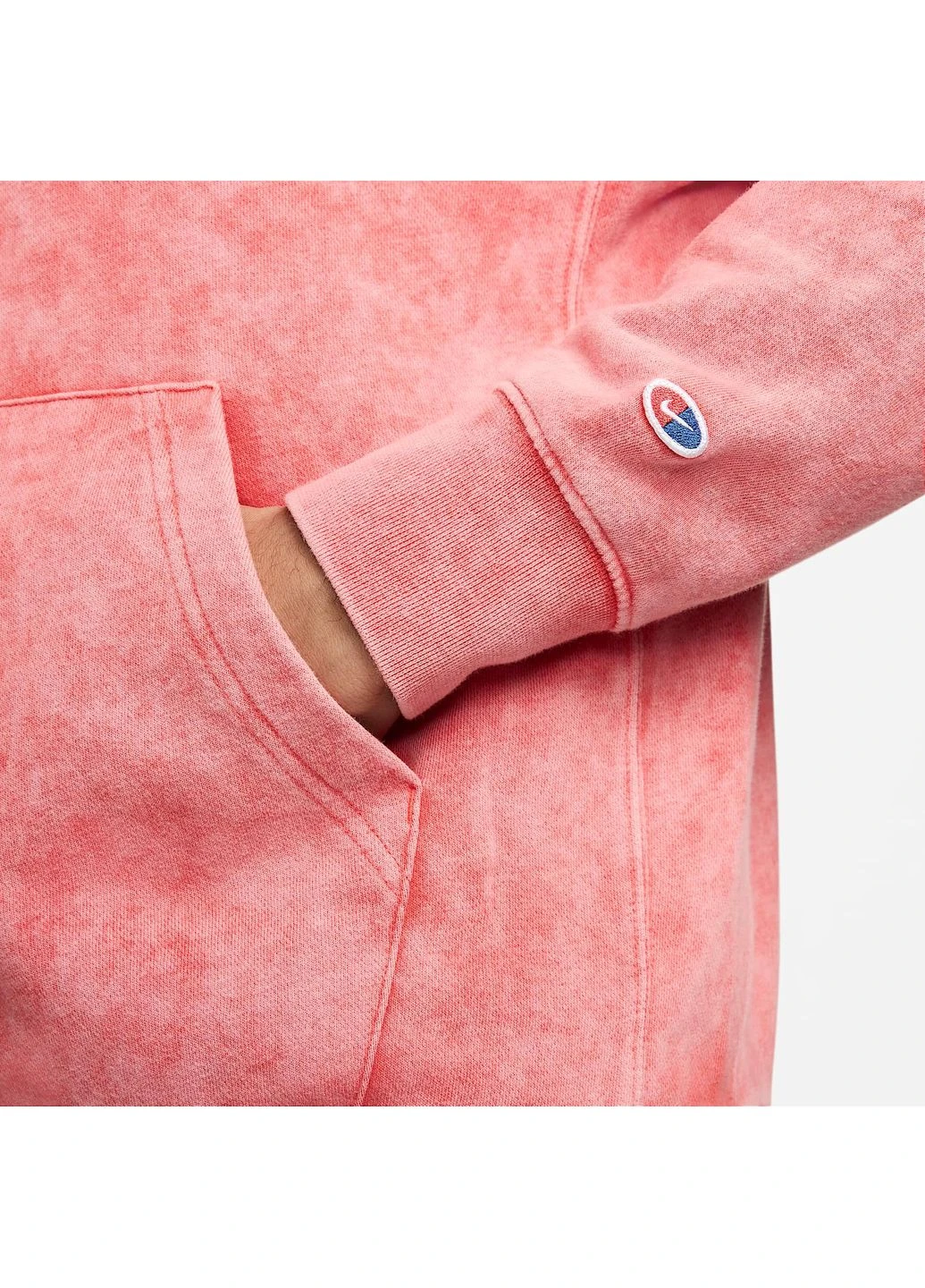 Худи Sportswear Club Pullover French Terry Fine 2.0 Peach HF4747-631 Nike (399399819)