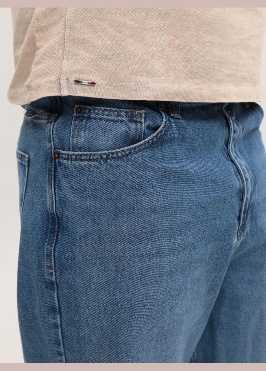 Джинси чоловічі сині МОМ з високою посадкою JEANSclub MOM (322999584)
