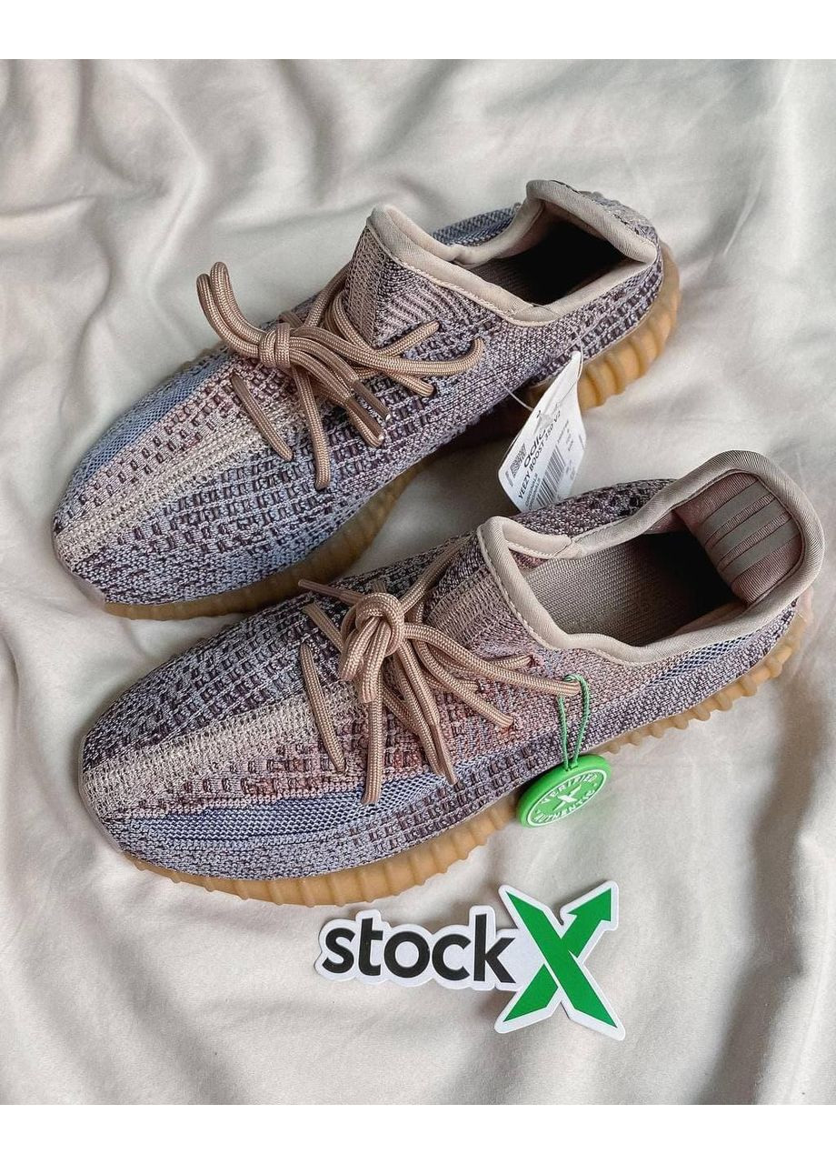 КРОССОВКИ ЖЕНСКИЕ ADIDAS YEEZY BOOST 350 V2 FADE АДИДАС ИЗИ БУСТ No Brand серые демисезоны (368855116)