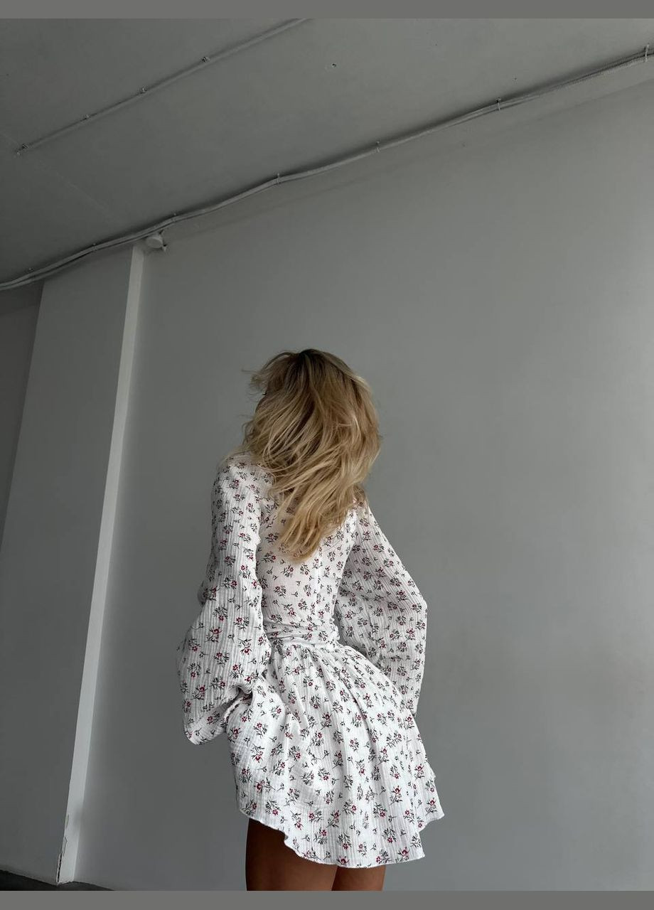 Женский комбинезон с шортами-юбкой цвет белый р.42/44 454059 New Trend белый