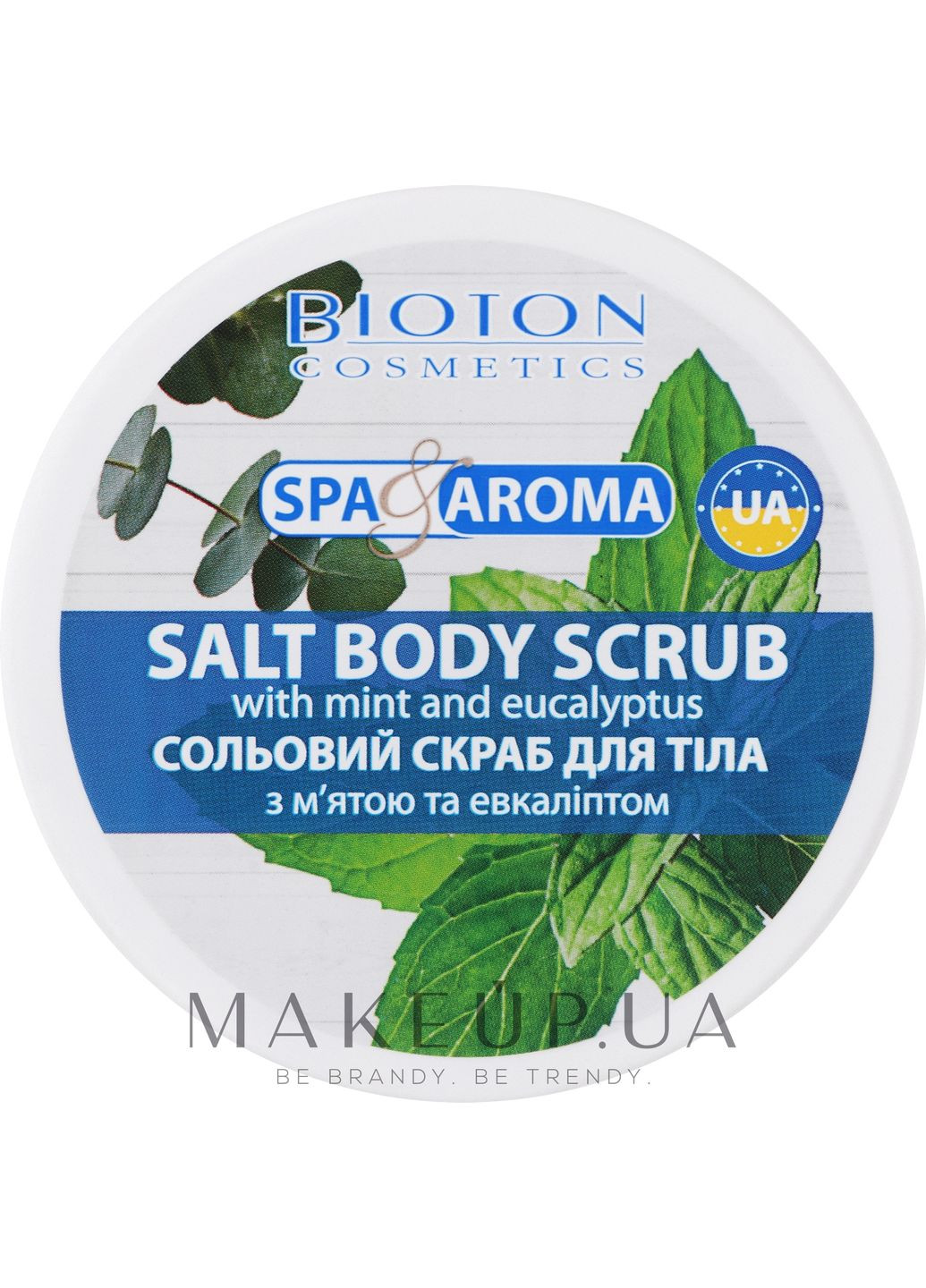 Солевой скраб для тела с мятой и эвкалиптом Spa & Aroma 250ml (1278331-31102636) BIOTON COSMETICS (368622134)
