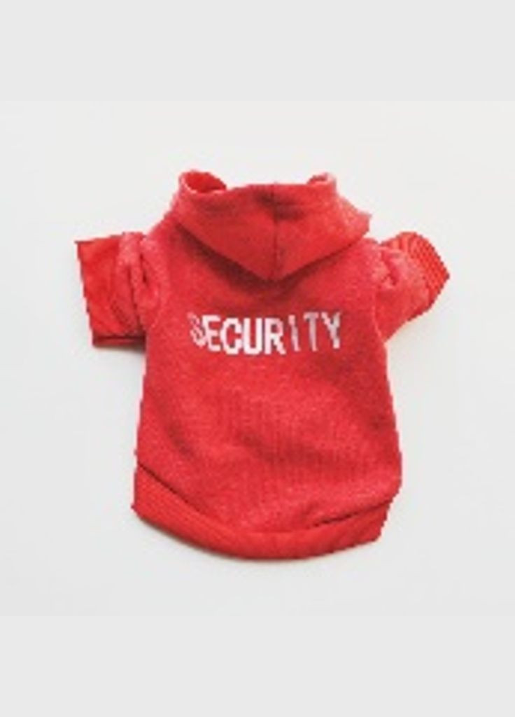 Тонкий худі для котів Pet Style "Security" Червона M No Brand - (323237619)