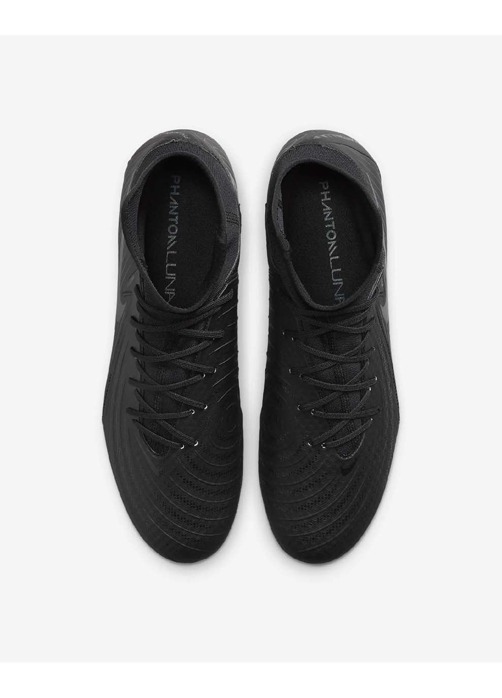 Черные бутсы phantom luna ii academy fg/mg черный Nike