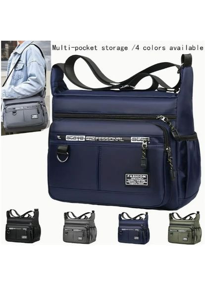 Чоловіча сумка через плече для подорожей, роботи Staye Pro Темно-синій XJXN (317462583)