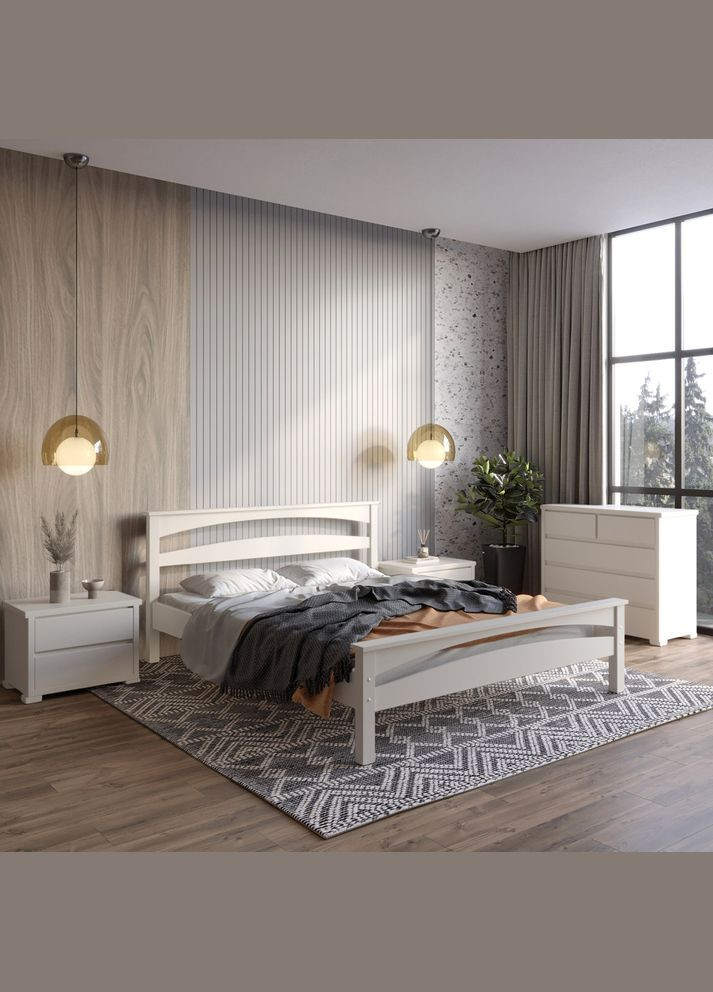 Полуторная деревянная кровать Чикаго Сити (S2005Y50R) 120х190 см (MBG-9900) Mebigrand (366087807)