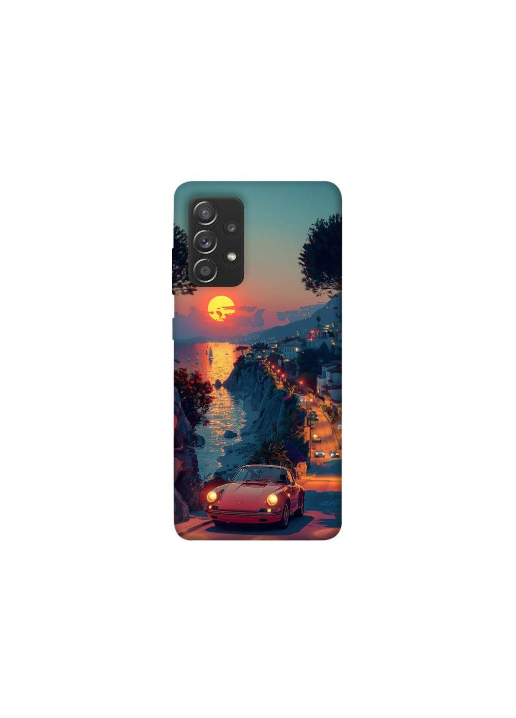 Чехол на Samsung Galaxy A72 4G / A72 5G Porsche sunrise Frontalka (347239074)
