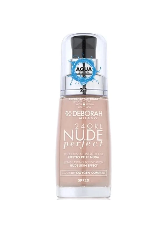 Тональная основа 24Ore Nude Perfect SPF20 2.1 30 мл (8009518376999) Deborah (397427847)