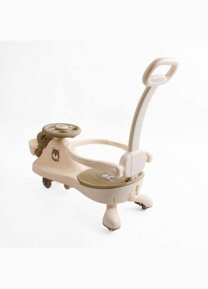 Каталка-толокар SJ-849-26 (6) колеса PU зі світлом, музика та світло, захисний бампер, батьківська ручка, в коробці Joy (372821478)