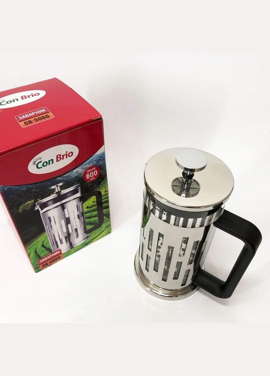 Заварювальний чайник Brio CB-5060 600 мл, Заварник для трав, Незвичайний заварник OC-586 для чаю Con Brio (349512099)