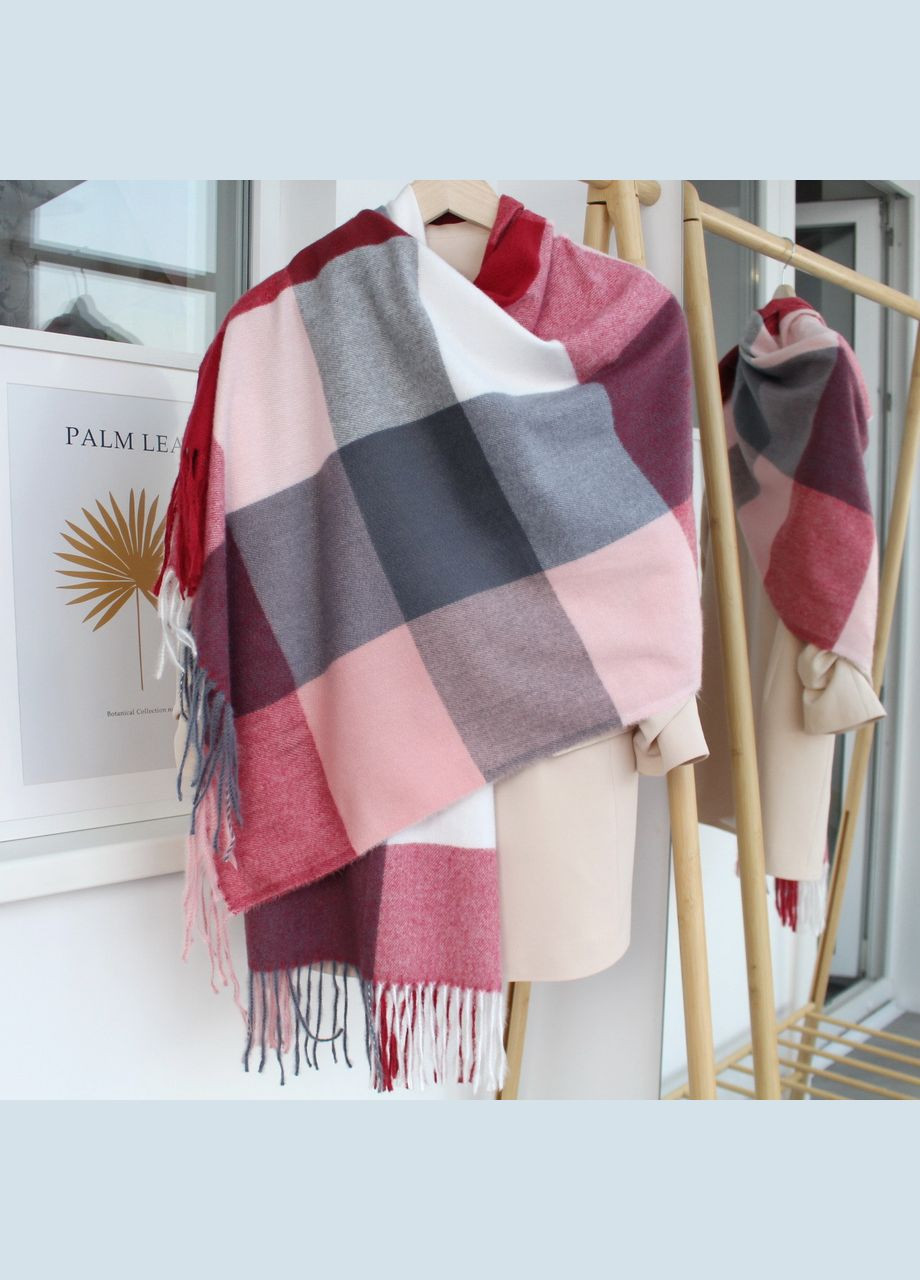 Кашеміровий шарф у клітку "Лана" 138010 Cashmere (322502035)