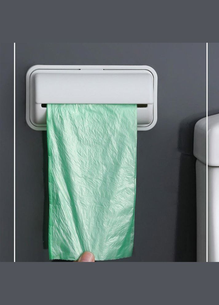 Органайзер для сміттєвих пакетів на липучці сірий (NR0130_2) No Brand (315885368)