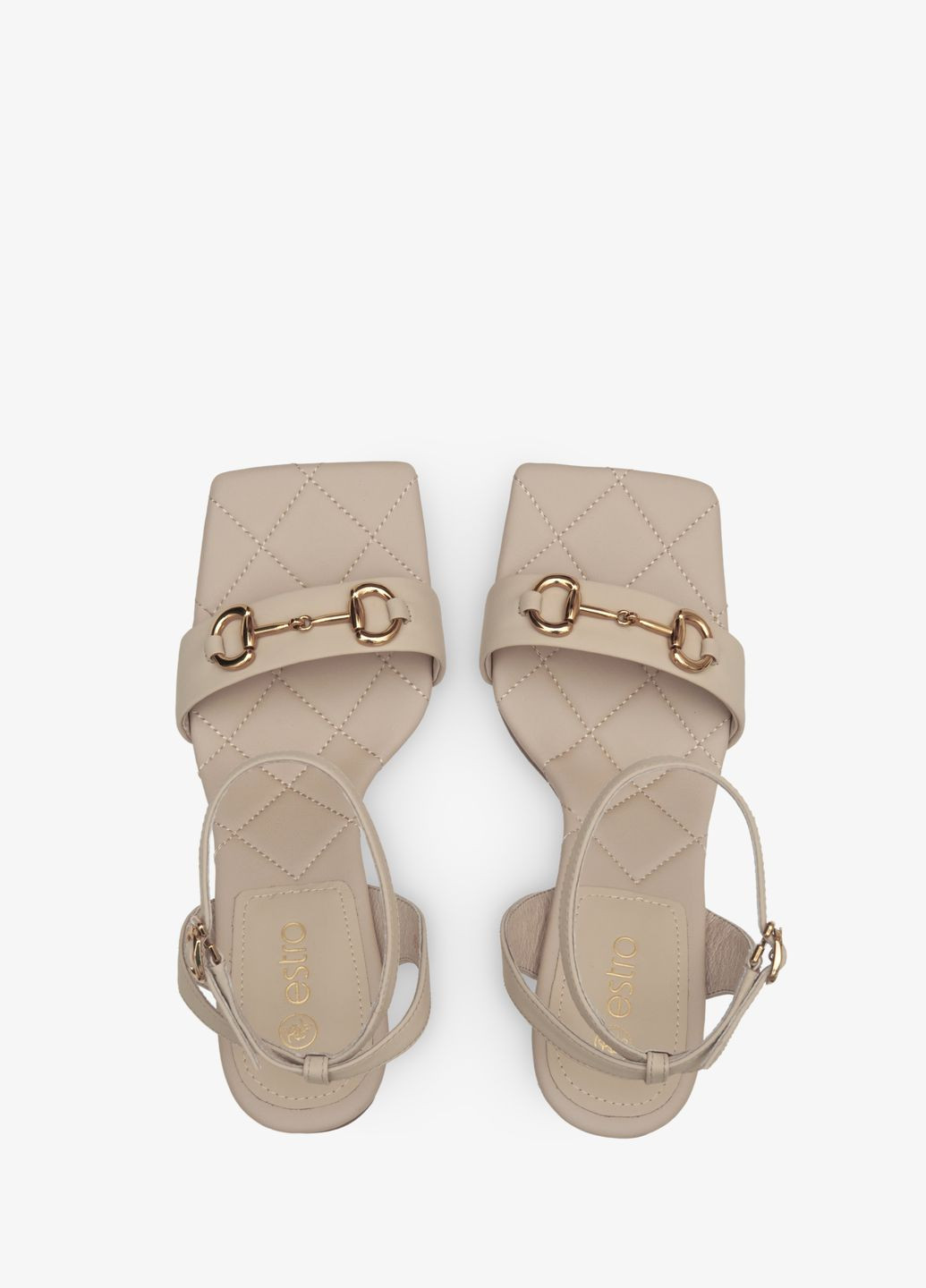 Босоніжки, колір бежевий Estro (277962899)