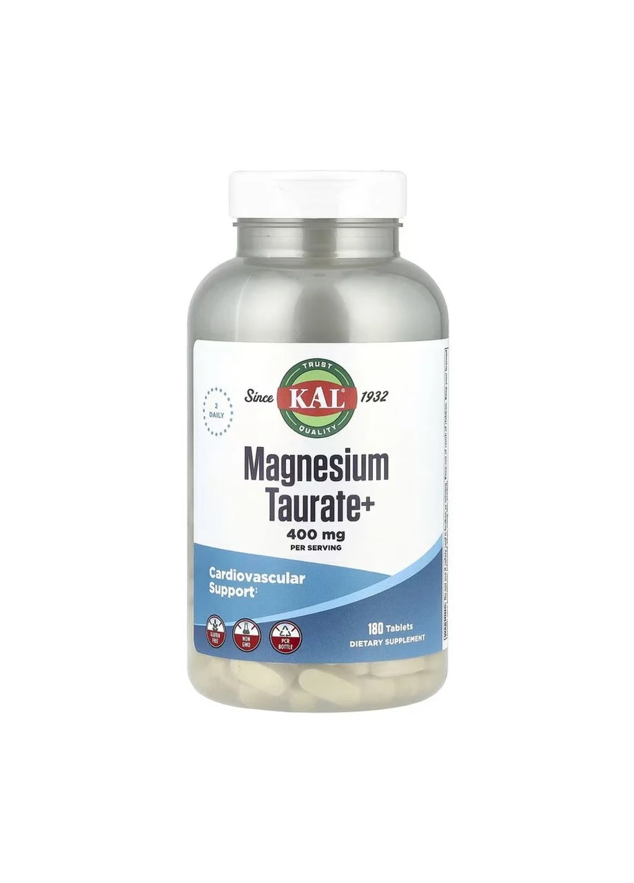 Magnesium Taurate 400mg - 180 tabs KAL (396888278)