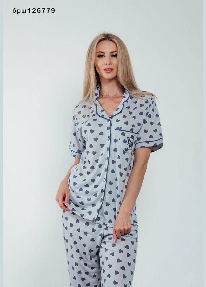 Прозора жіноча піжама тонкий трикотаж BOYRAZ