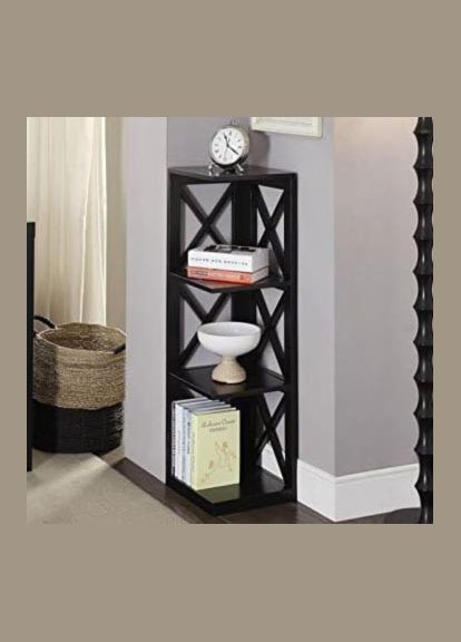 Стелаж кутовий з дерева Земпер 3 венге (УСП-300212) No Brand (327860123)