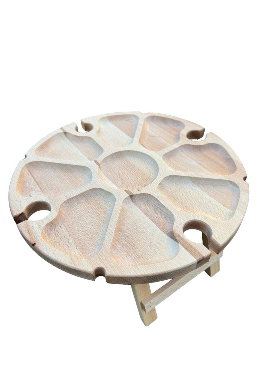 Винний столик Буковий (на 5 бокалів) No Brand (330774543)