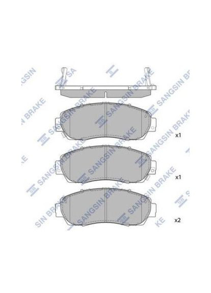Колодки тормозные дисковые HI-Q (364975574)