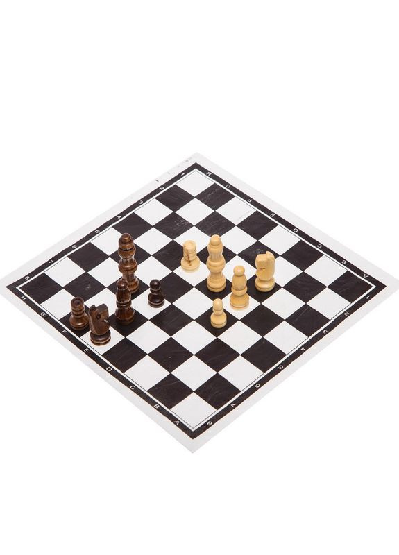 Шахові фігури дерев'яні з полотном PVC для ігор 18P ( 18P) SP-Sport (361433467)