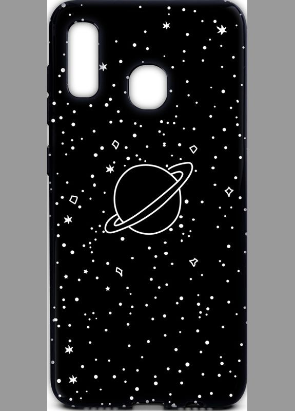 Чехолнакладка Cartoon Soft Silicone TPU Case Samsung Galaxy A20/A30 Saturn Black Toto (301781634)