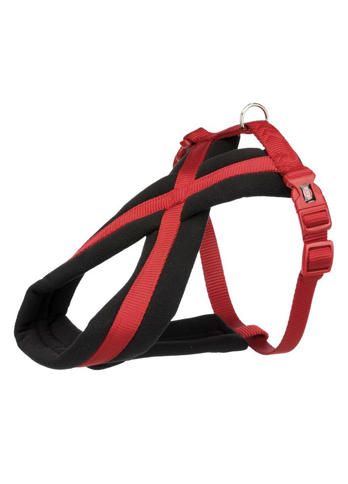 Шлея-восьмерка для собак Premium туристическая нейлон красная размер L-XL 70-110 см/25 мм Trixie (372504829)