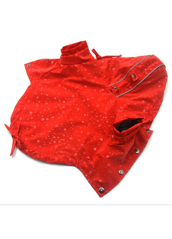 Вітровка куртка для собак малих порід Сімба з капюшоном червона міні 21х38 см Zoo-hunt (280851637)